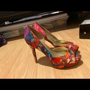 WORN ONCE: Fergalicious Colorful Heel